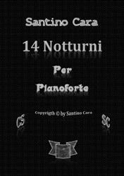 Book of scores of 14 Nocturnes for piano + 14 audio mp3