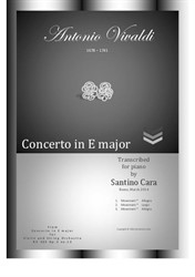 Vivaldi Concerto in E major for piano