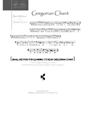 The Gregorian chant - Small Method, EN