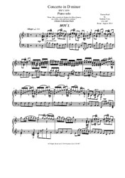 Oboe concerto in D minor - Complete piano version