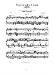 Concerto No.1 in D minor - Mov.1 Allegro - Piano version