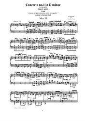 Concerto No.1 in D minor - Mov.3 Allegro - Piano version