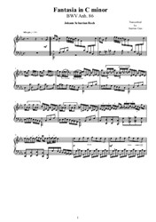 Fantasia in C minor for piano