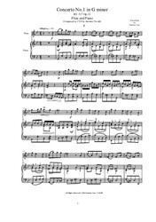 Vivaldi - Concerto in G minor - Flute and Piano