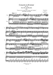 Vivaldi - Concerto in B minor for Flute and Piano