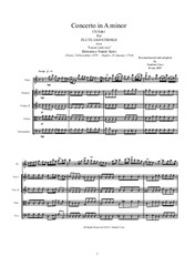 Sarro - Concerto in A minor for Flute and Strings