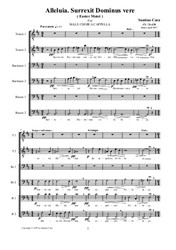 Alleluia, Surrexit Dominus vere - Easter Motet for Male Choir a Cappella