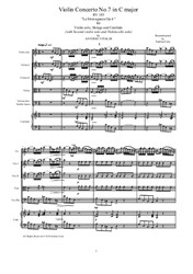 Vivaldi - Violin Concerto No.7 in C major for Violin solo, Strings and Cembalo