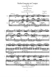 Vivaldi - Violin Concerto in C major for Violin and Piano