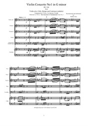 Vivaldi - Concerto No.1 in G minor for Violin, Strings and Continuo