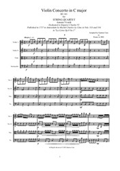 Vivaldi - Concerto No.1 in C major for String Quartet