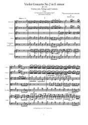 Vivaldi - Violin Concerto No.2 in E minor for Violin solo, Strings and Cembalo