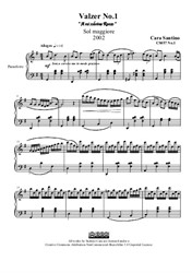 Waltz No.1 in g major for piano