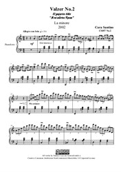 Waltz No.2 in a minor for piano