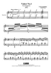 Waltz No.1 in f major for piano