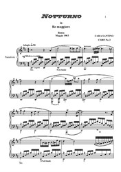 Studio (Nocturne) No.3 in D major for piano
