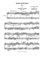 Sonata in D minor for piano