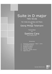 Telemann Suite in D major for Viola da gamba and Piano