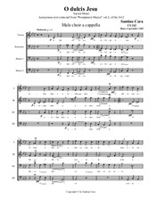 O dulcis Jesu - Sacred motet for Male choir a cappella