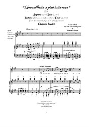 Puccini - La Bohème (Act 2) Una cuffietta a pizzi tutta rosa - Solo voices and Piano