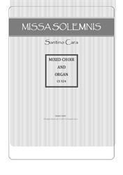 Agnus Dei for SATB choir and organ - From Missa Solemnis