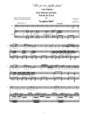 Rossini-La gazza ladra (Act 2s11) Sì per voi, pupille amate - Bass voice and piano