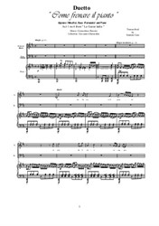Rossini-La gazza ladra (Act 1s6) Come frenare il pianto - Soprano, Bass and piano