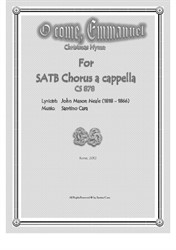 O come, Emmanuel - Christmas hymn for SATB choir a cappella