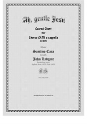 Ah, gentle Jesu - SATB choir a cappella