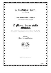 O Maria, diana stella - Madrigale sacro per coro di voci miste a cappella