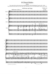 O Christi fideles - Motet for SATB choir and organ