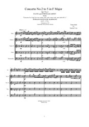 Albinoni - Concerto No.2 in F major for Flute and String Quartet