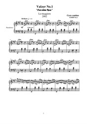 Two Waltzes for Piano