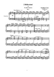 Two Reflections in F sharp minor for Piano