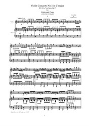 Vivaldi - Violin Concerto No.1 in C major for Violin and Piano