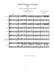 Vivaldi - Violin Concerto No.9 in D major for Violin solo, Strings and Continuo