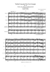 Vivaldi - Violin Concerto No.8 in G major for Violin solo, Strings and Harpsichord