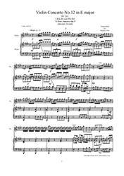Vivaldi - Violin Concerto No.12 in E major for Violin and Piano