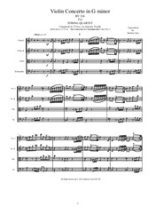 Vivaldi - Concerto in G minor for String Quartet