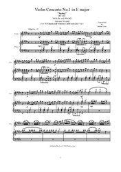 Vivaldi - The Four Seasons for Violin and Piano