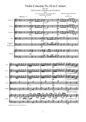 Vivaldi - Concerto No.10 in C minor for Violin, Strings and Continuo