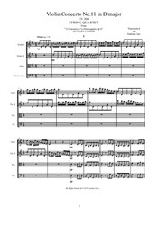 Vivaldi - Concerto No.11 in D major for String Quartet