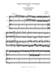 Vivaldi - Violin Concerto No.1 in D major for 2 Violins and Piano