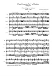 Vivaldi - Oboe Concerto No.9 in D minor for Oboe, Strings and Cembalo