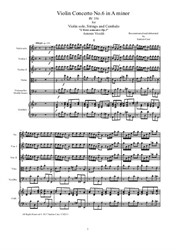 Vivaldi - Violin Concerto No.6 in A minor for Violin solo, Strings and Cembalo