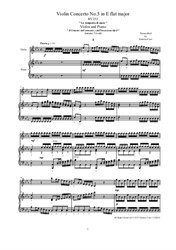 Vivaldi - Violin Concerto No.5 in E flat 'La Tempesta di Mare' for Violin and Piano