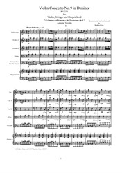 Vivaldi - Violin Concerto No.9 in D minor for Violin, Strings and Harpsichord