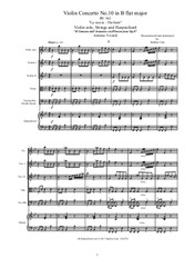 Vivaldi - Violin Concerto No.10 in B flat (La caccia) for Violin, Strings and Harpsichord