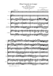 Brescianello - Oboe Concerto in A major for Oboe, Strings and Cembalo