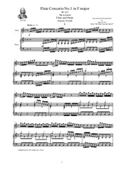 Vivaldi - Flute Concerto No.1 in F major for Flute and Piano